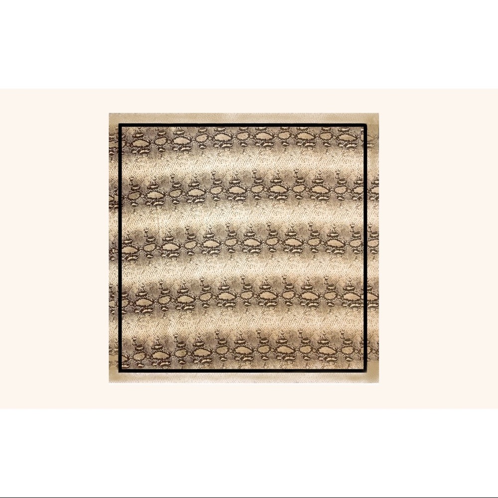 🆕snake-grain pattern square scarf/bandana/wrap